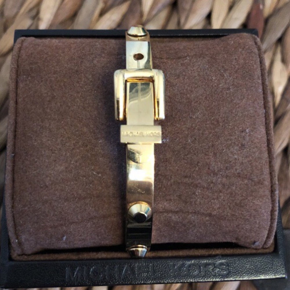 Gold MICHAEL KORS studded bracelet